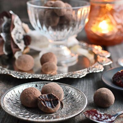 Dark Chocolate Raspberry Truffles Recipes– Homemade Dark Chocolate Raspberry Truffles –Easy Dark Chocolate Raspberry Truffles
