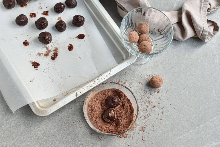 Step 5 - Dark Chocolate Raspberry Truffles