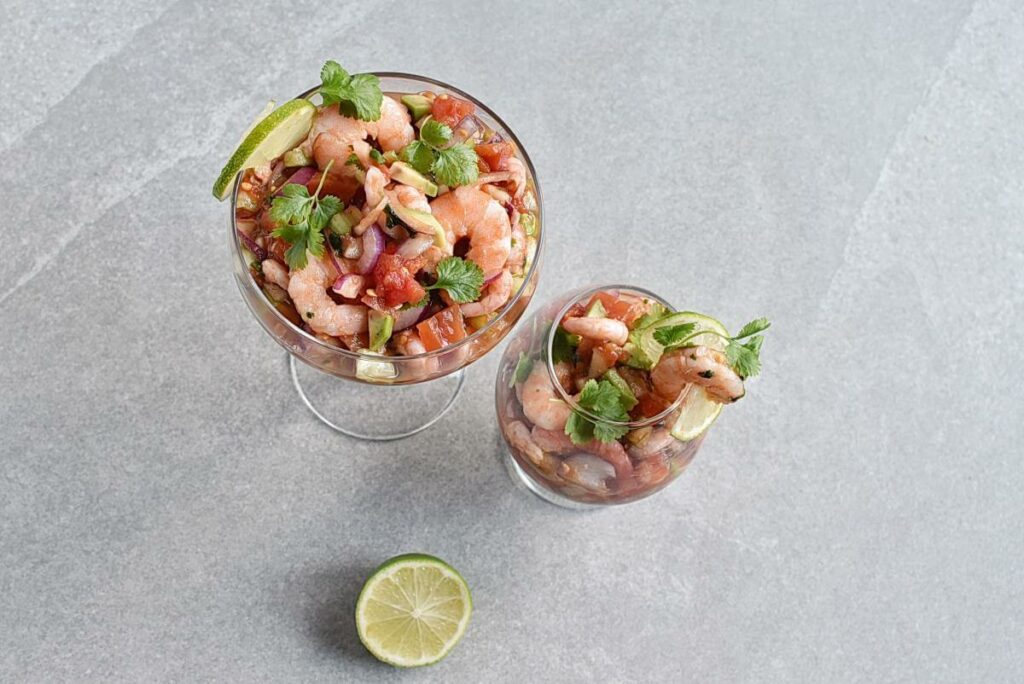 How to serve Mexican Shrimp Cocktail