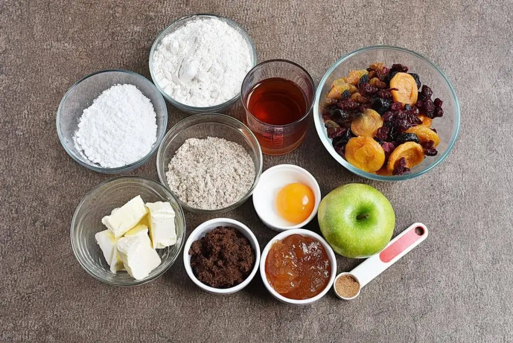Ingredients for Mincemeat Tart