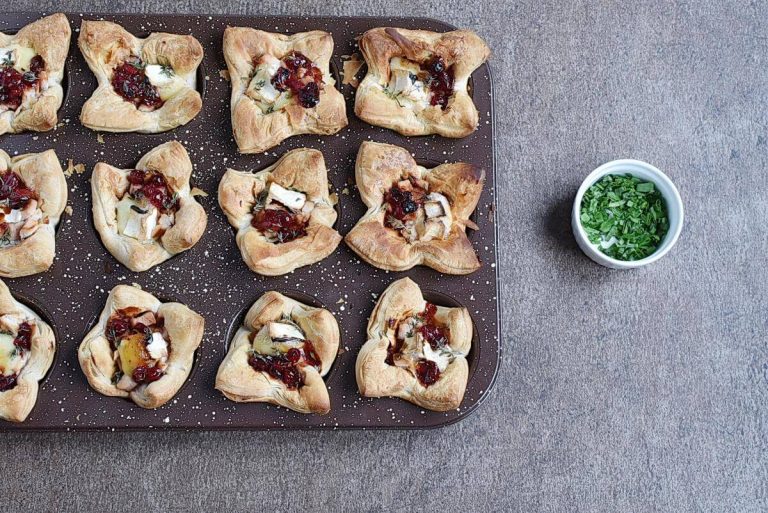 Step 6 - Quick Chicken, Cranberry and Brie Canapés