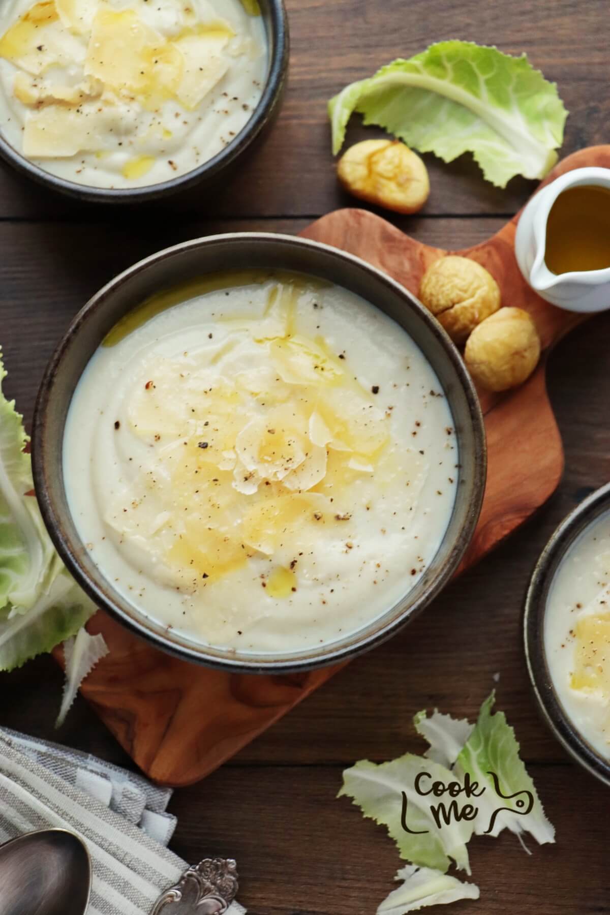 Cauliflower & Chestnut Soup Recipe - Cook.me Recipes