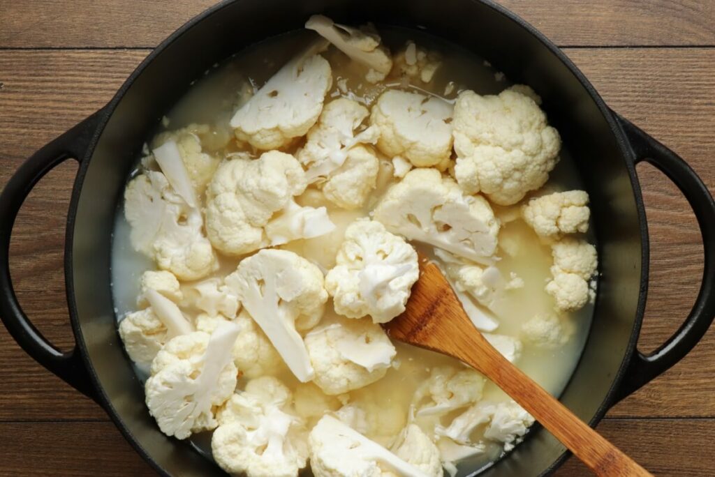 Cauliflower & Chestnut Soup recipe - step 2