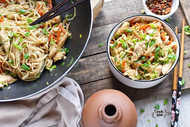 Step 6 - Chicken Chow Mein