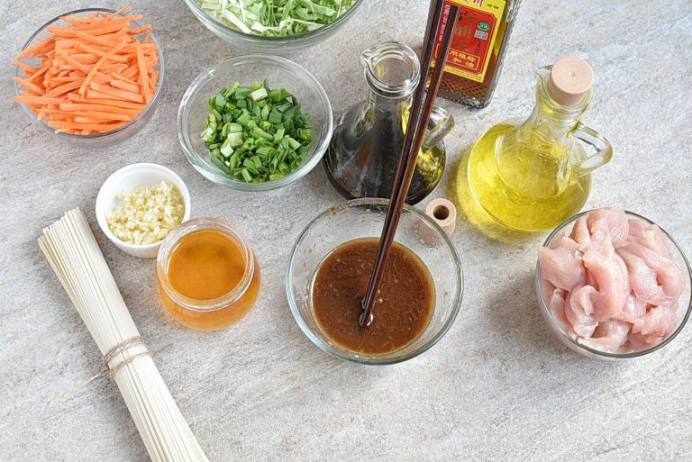 Step 1 - Chicken Chow Mein