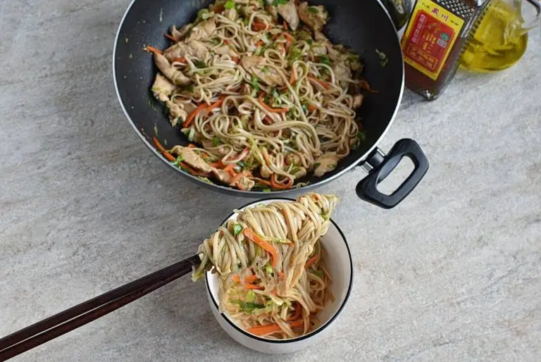 Step 6 - Chicken Chow Mein