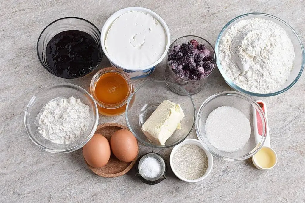 Ingredients for Ekmak – Syrian Sweet Bread