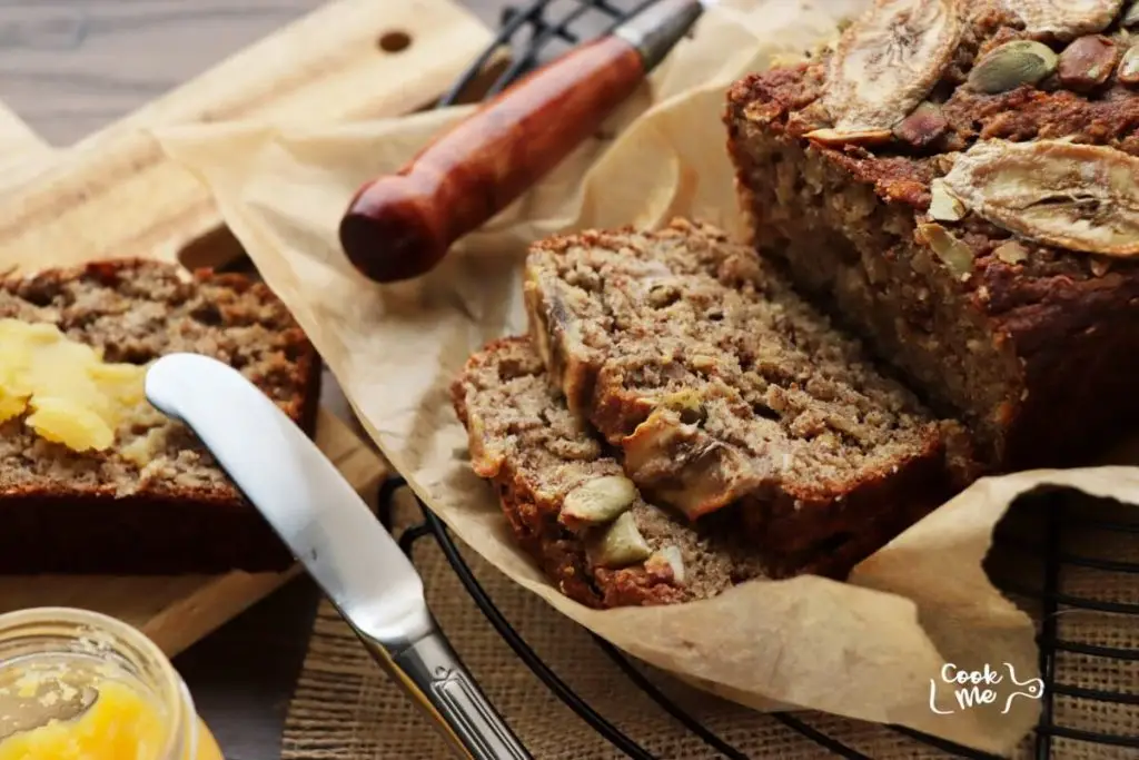 Gluten Free Banana Oat Bread
