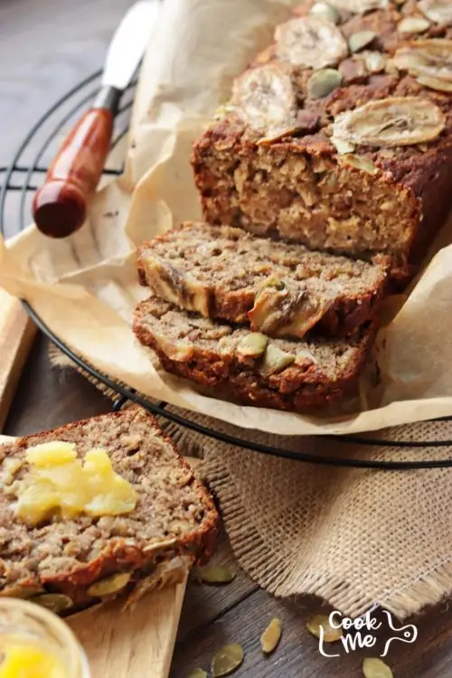 Gluten Free Banana Oat Bread