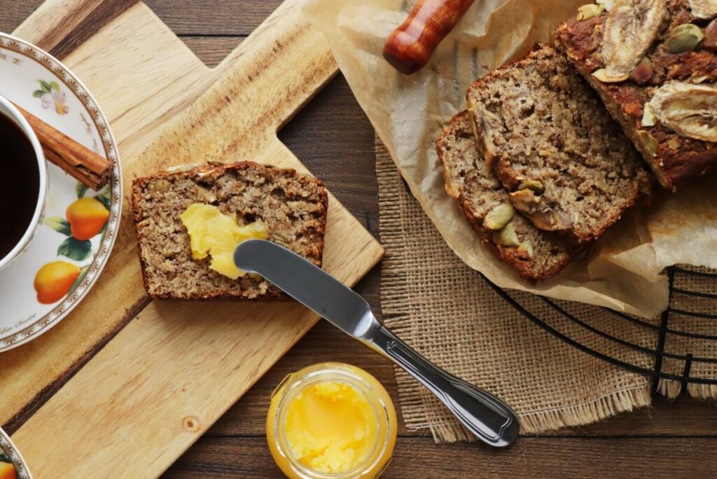 How to serve Gluten Free Banana Oat Bread