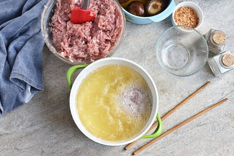 Step 5 - Lion’s Head Meatball Shiitake Soup