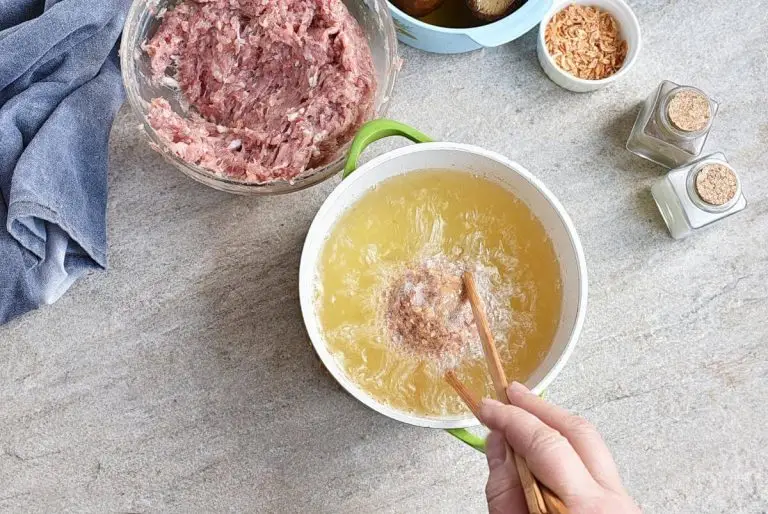 Step 5 - Lion’s Head Meatball Shiitake Soup
