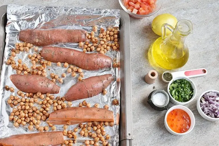 Step 3 - Mediterranean Baked Sweet Potatoes