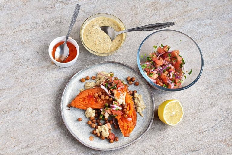 Step 7 - Mediterranean Baked Sweet Potatoes