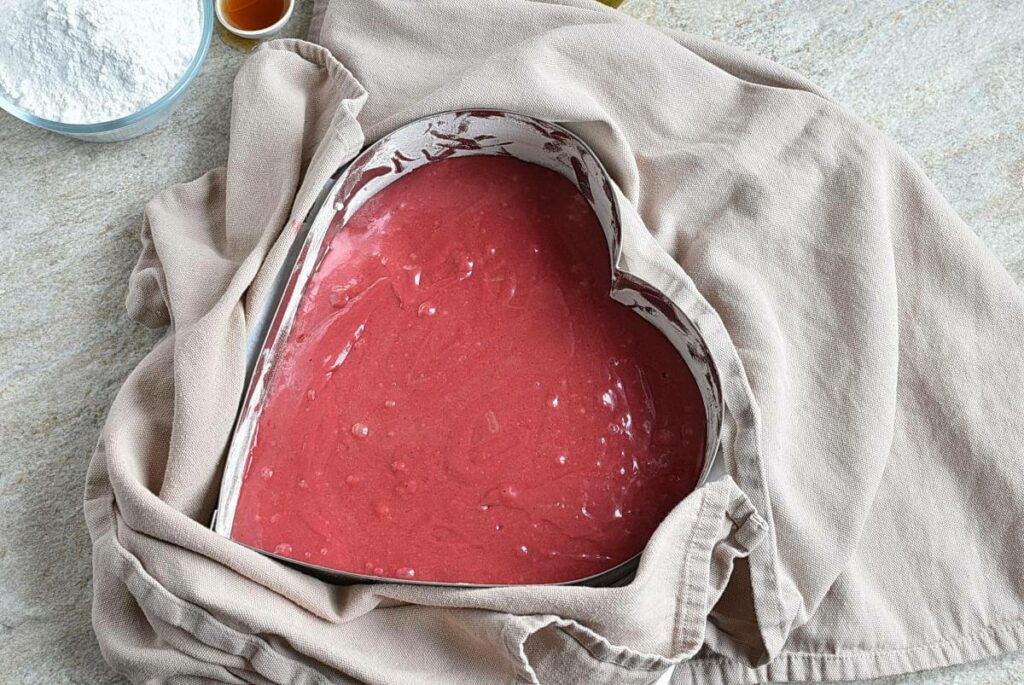 Red Velvet Heart Cake recipe - step 5