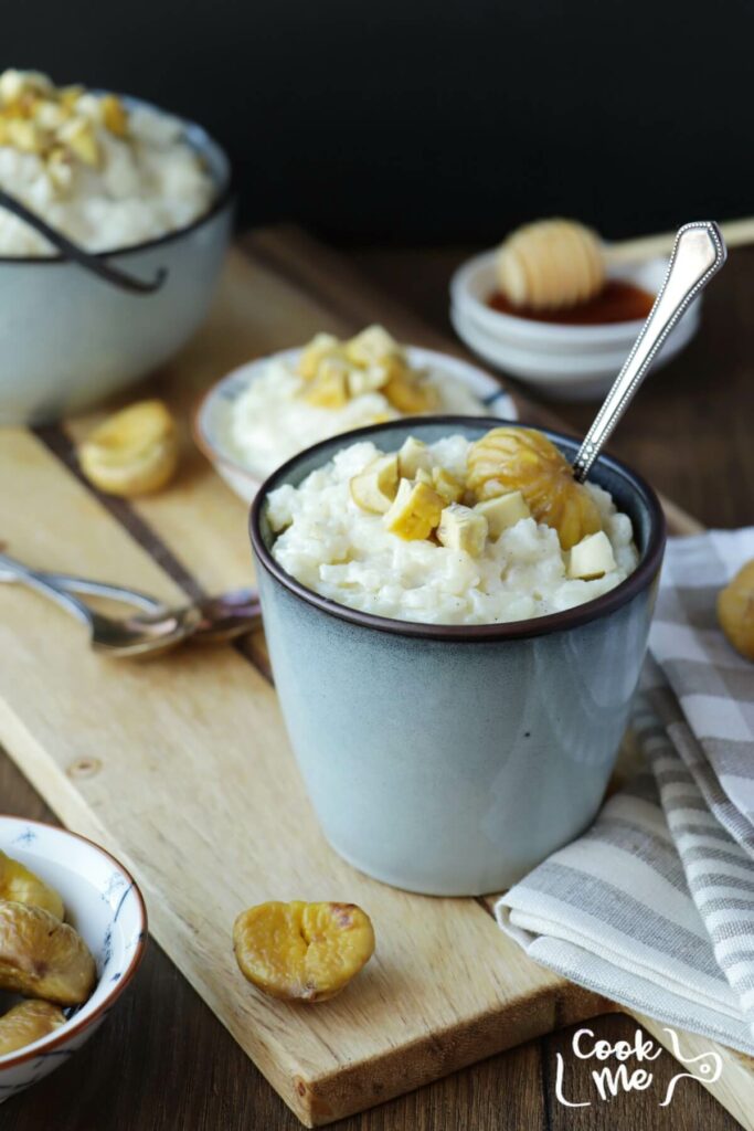 Rice Pudding with Chestnuts and Honey
