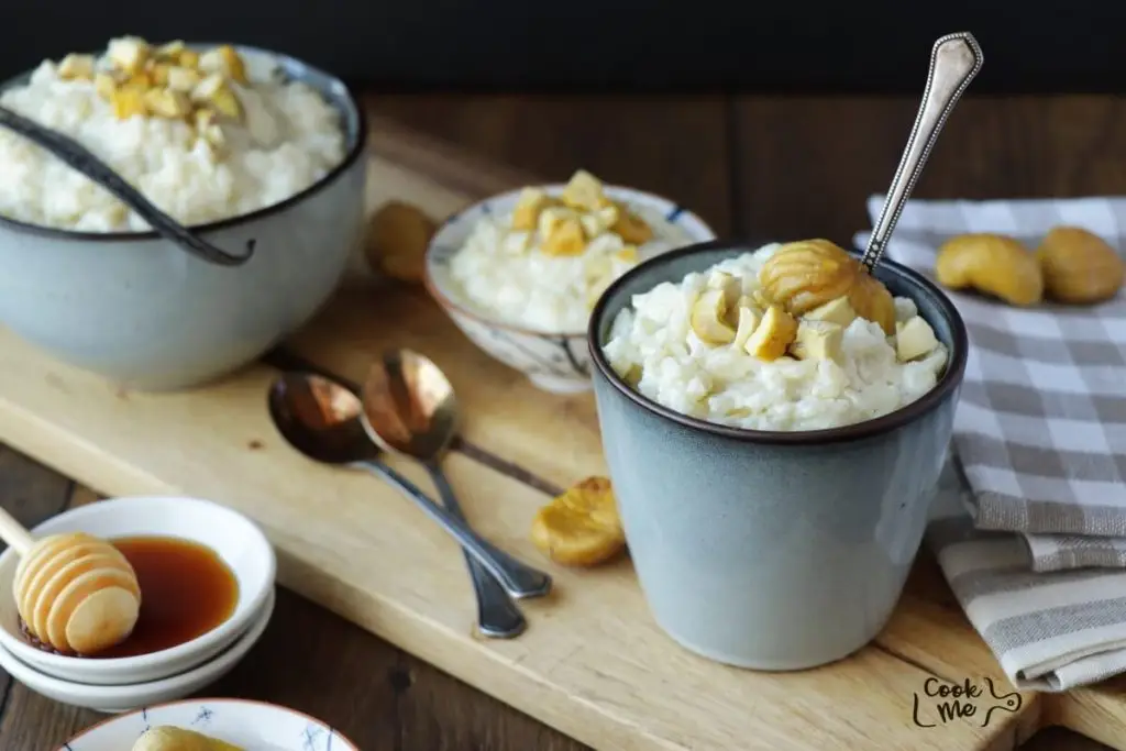 Rice Pudding with Chestnuts and Honey