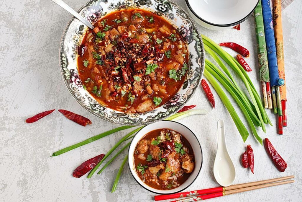 How to serve Sichuan Boiled Fish