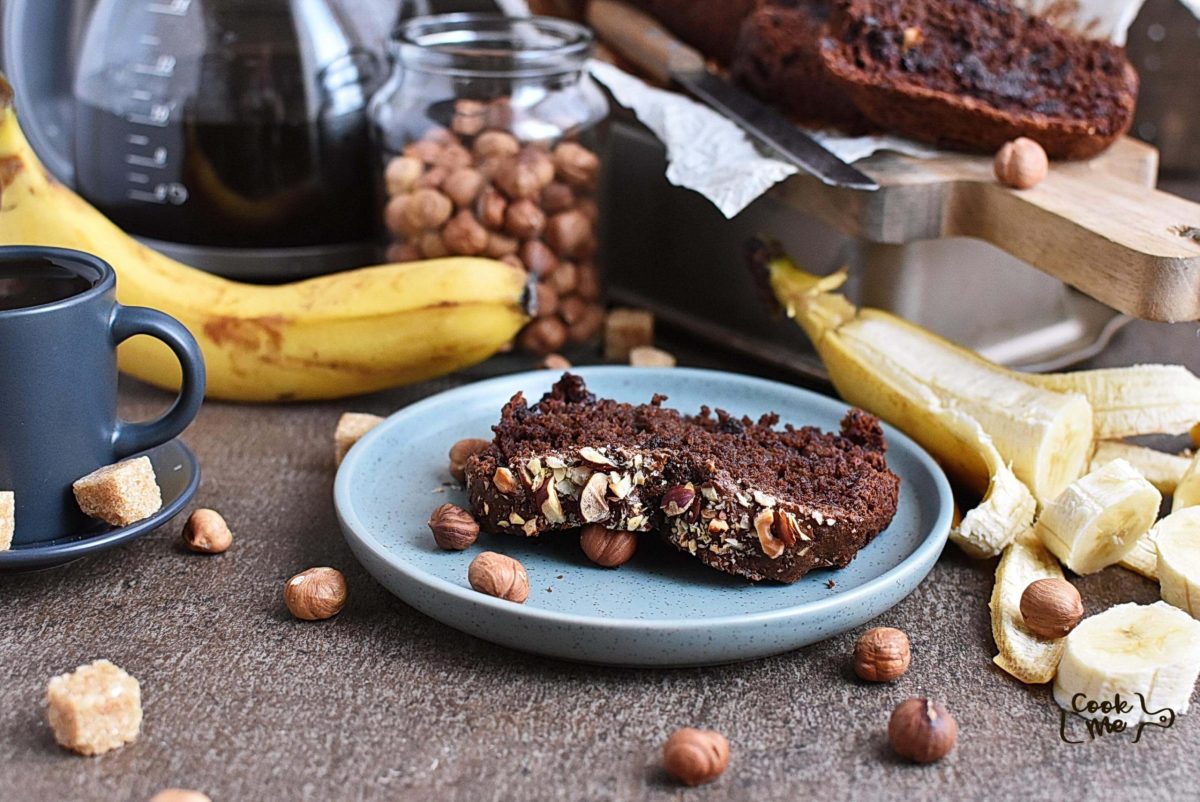 Vegan Chocolate Banana Bread