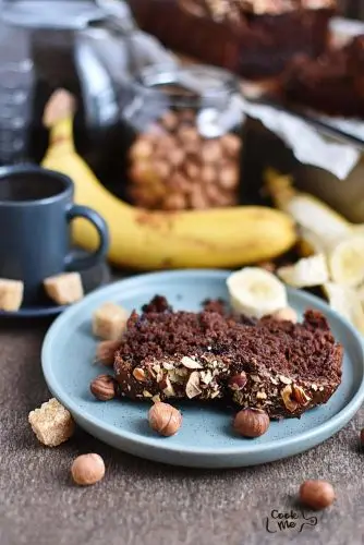 Vegan Chocolate Banana Bread