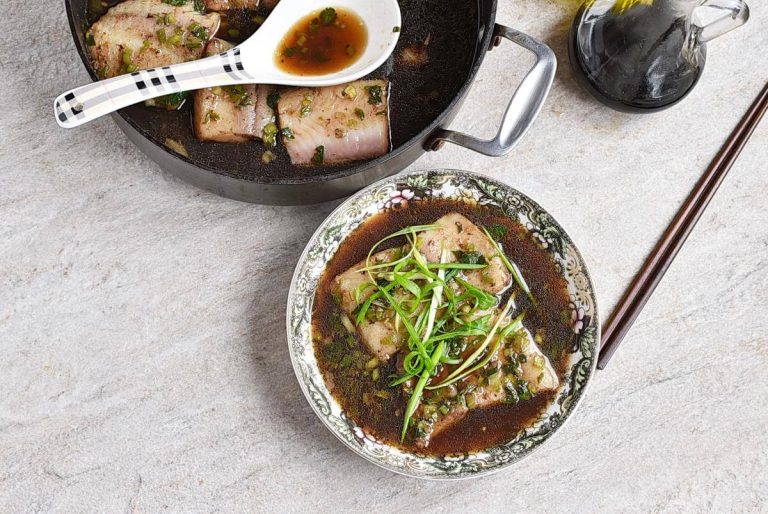 Step 4 - White Fish Fillets with Ginger and Soy