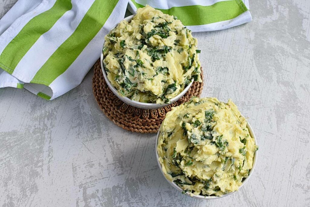How to serve Colcannon Irish Mashed Potatoes with Kale