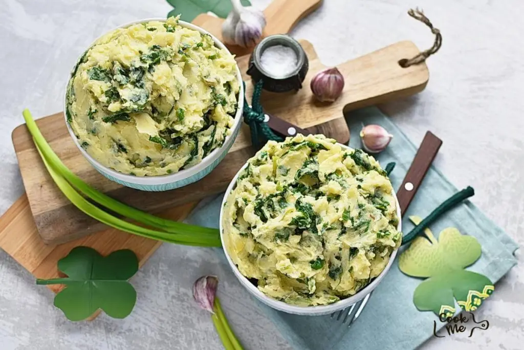 Colcannon Irish Mashed Potatoes with Kale