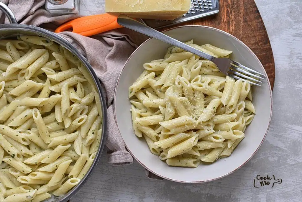 Creamy Garlic Penne Pasta