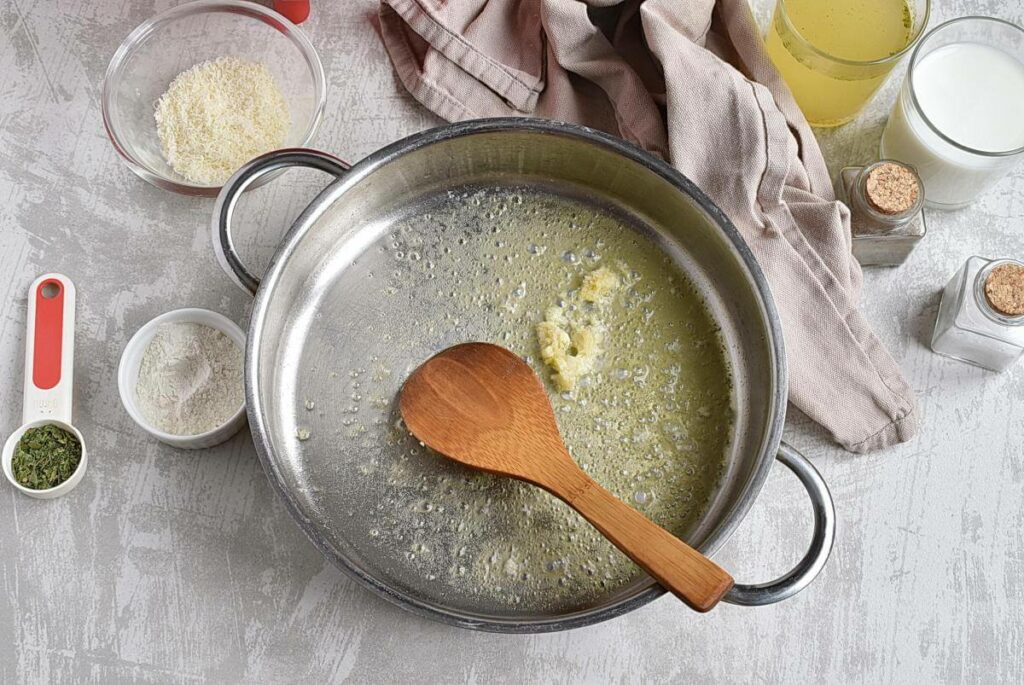 Creamy Garlic Penne Pasta recipe - step 1