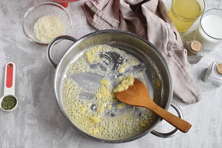 Step 2 - Creamy Garlic Penne Pasta