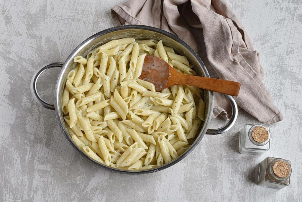 Creamy Garlic Penne Pasta recipe - step 5