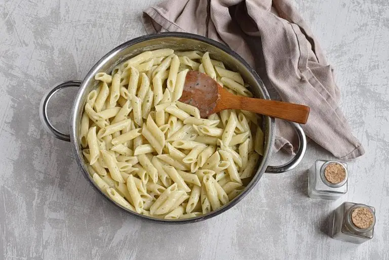Step 5 - Creamy Garlic Penne Pasta