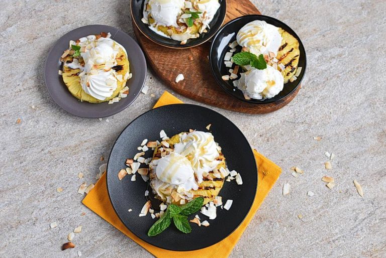 Step 5 - Grilled Pineapple Sundaes
