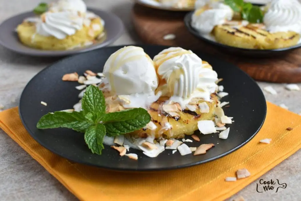 Grilled Pineapple Sundaes