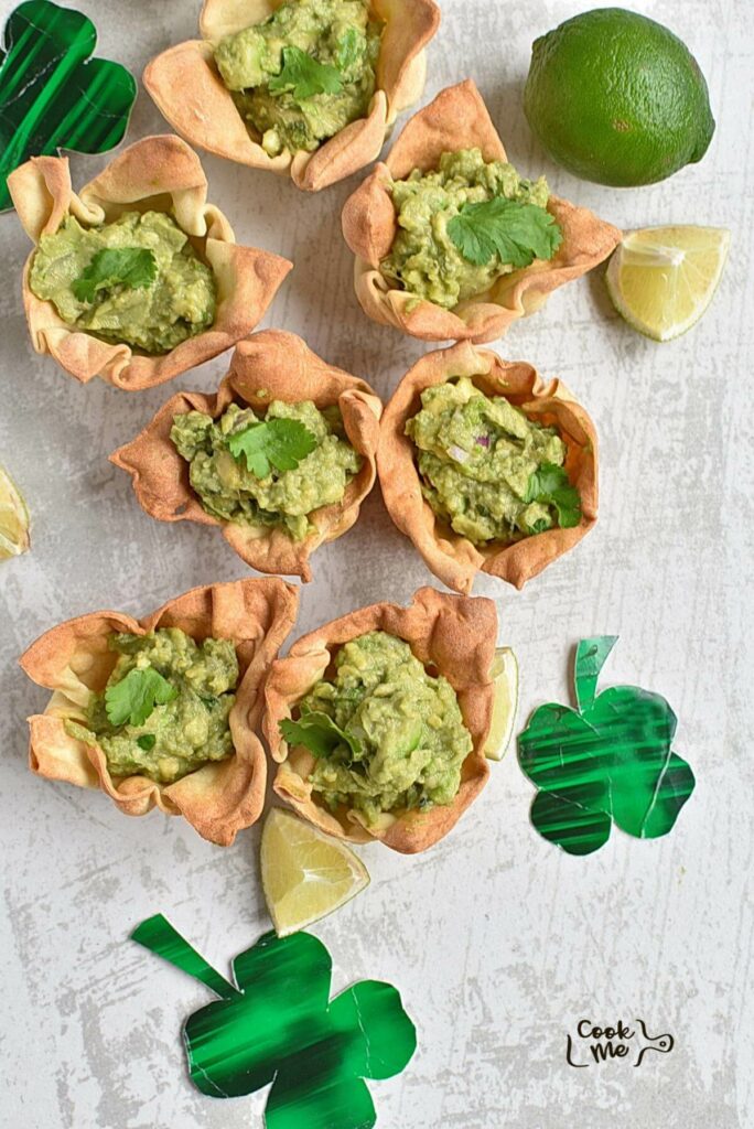 Guacamole Cups for St. Patrick’s Day