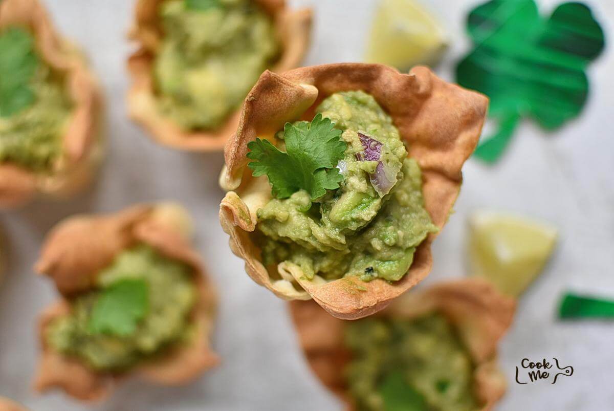Guacamole Cups for St. Patrick’s Day