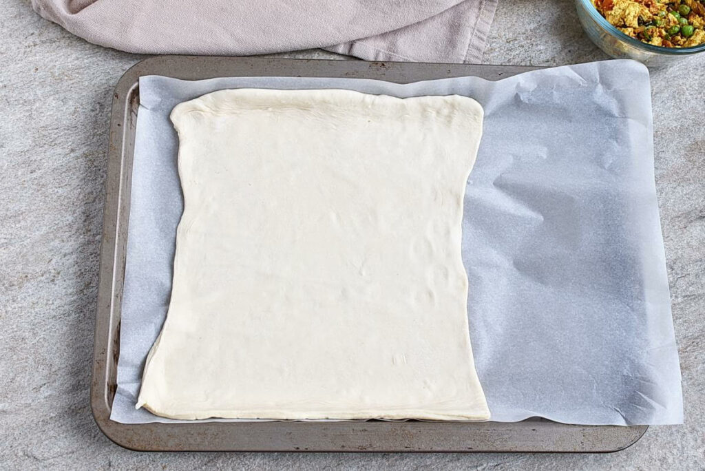 Indian Spiced Tofu Puff Pastry Braid recipe - step 10