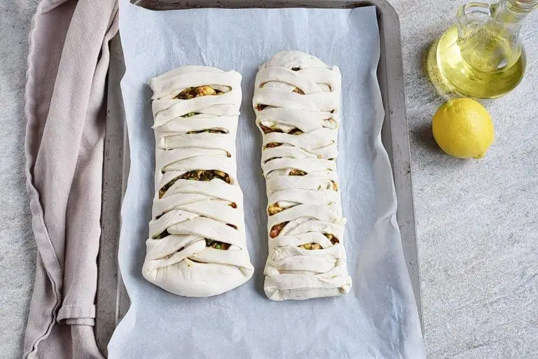 Step 12 - Indian Spiced Tofu Puff Pastry Braid