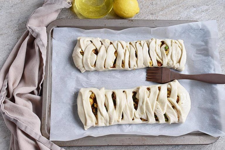 Step 13 - Indian Spiced Tofu Puff Pastry Braid