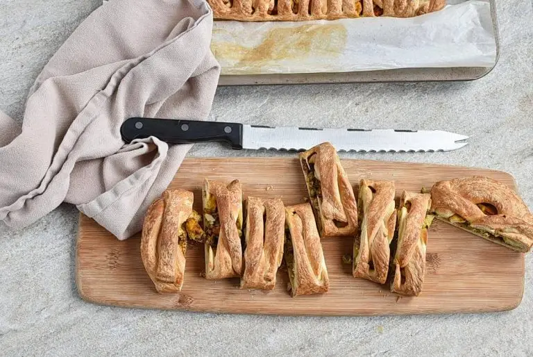 Step 15 - Indian Spiced Tofu Puff Pastry Braid