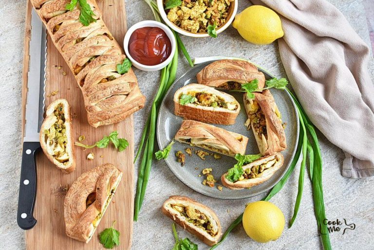 Step 15 - Indian Spiced Tofu Puff Pastry Braid