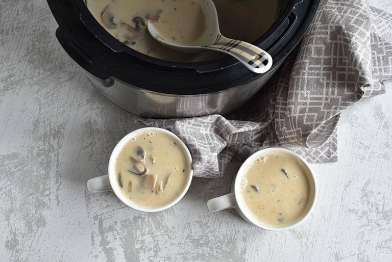 Step 7 - Instant Pot Creamy Mushroom Soup