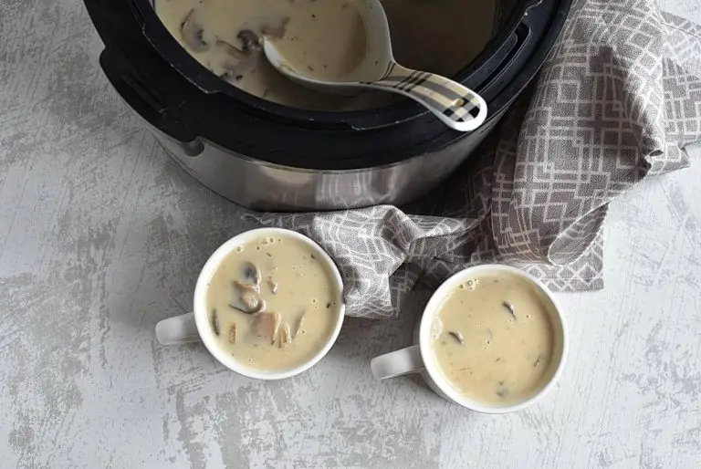 Step 7 - Instant Pot Creamy Mushroom Soup