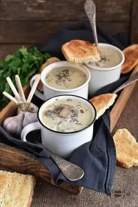 Instant Pot Creamy Mushroom Soup