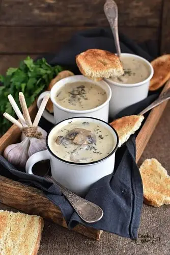 Instant Pot Creamy Mushroom Soup