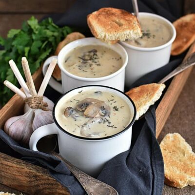 Instant Pot Creamy Mushroom Soup Recipes– Homemade Instant Pot Creamy Mushroom Soup –Easy Instant Pot Creamy Mushroom Soup