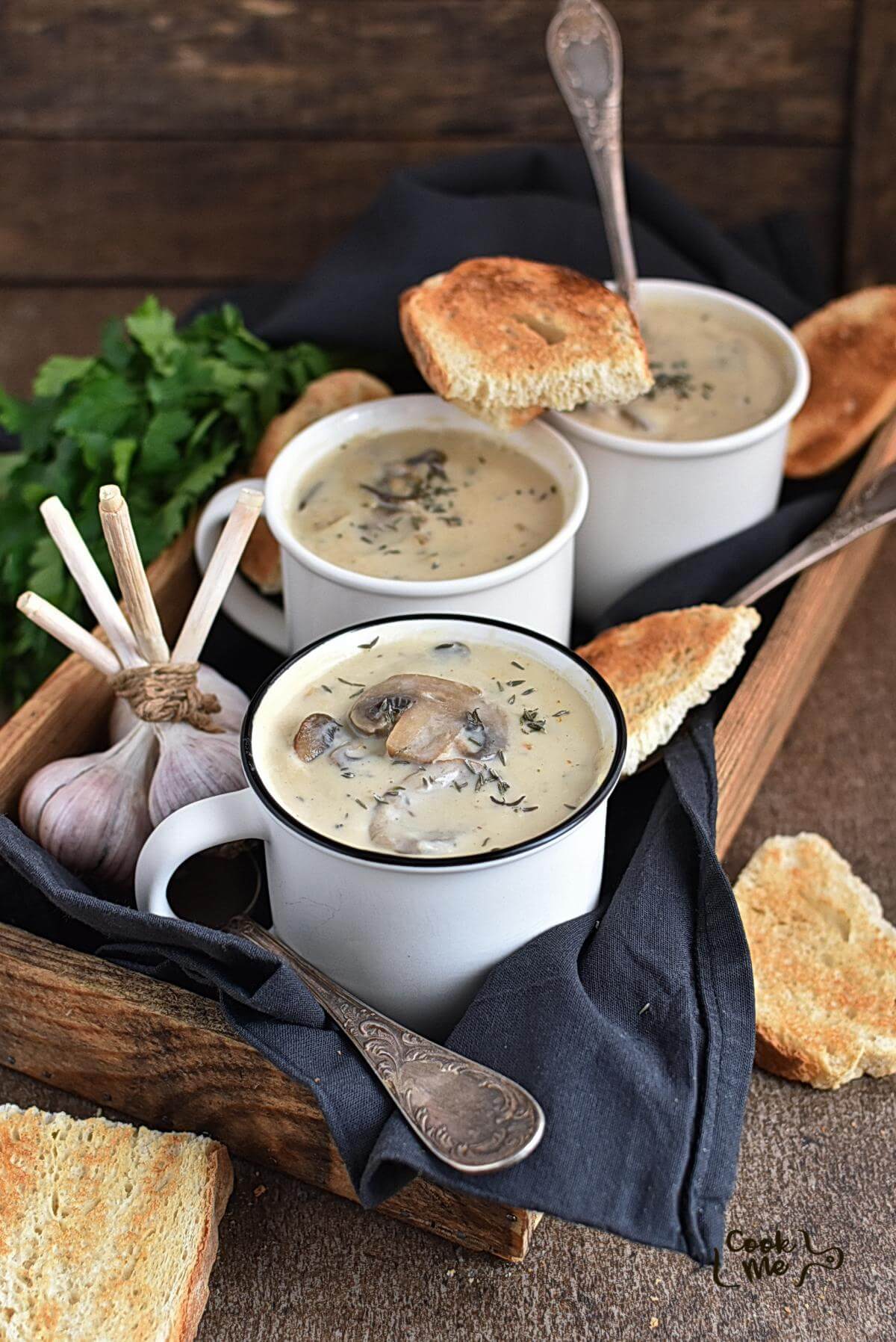 Instant Pot Creamy Mushroom Soup Recipe Cook.me Recipes