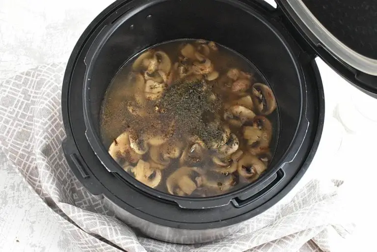 Step 4 - Instant Pot Creamy Mushroom Soup