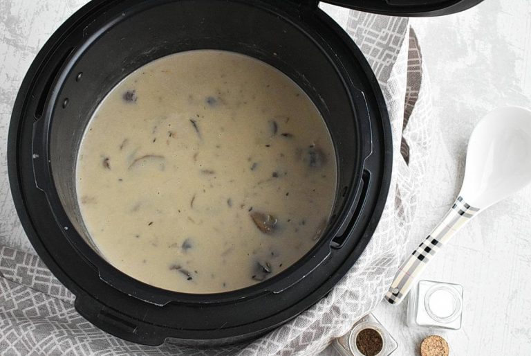 Step 6 - Instant Pot Creamy Mushroom Soup