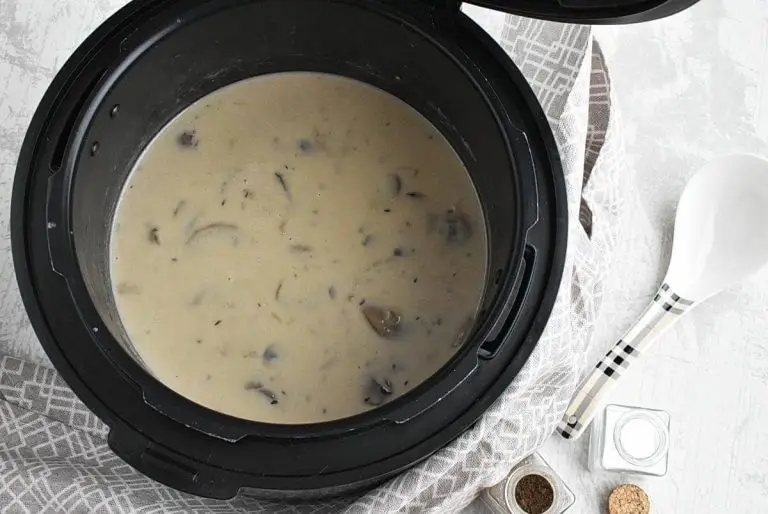 Step 6 - Instant Pot Creamy Mushroom Soup